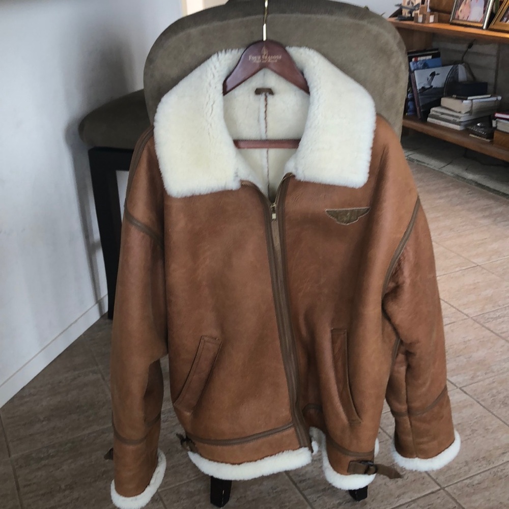Genuine New Zeland wool and leather jacket